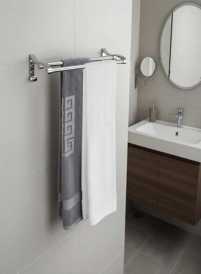 Filox 24 Inch Stainless Steel Double Towel Rod | Durable Wall Mounted Towel Hanger/Bar for Bathroom | Rust-Proof Home Bathroom Accessory - Image 5